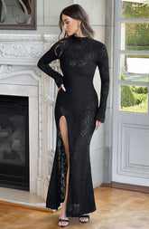 Lourdes Maxi Dress - Black Dress Babyboo Fashion Premium Exclusive Design
